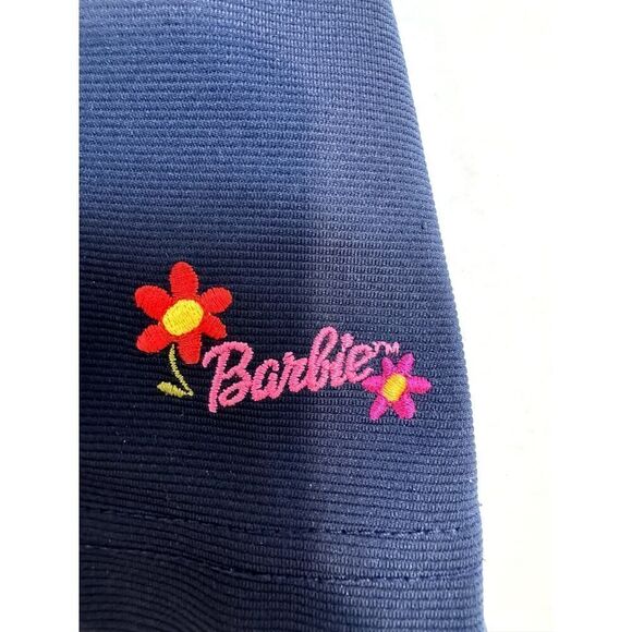 Vintage 2000 Y2K Barbie Embroidered Skort Navy Blue - Girls Size 5 - Picture 2 of 9